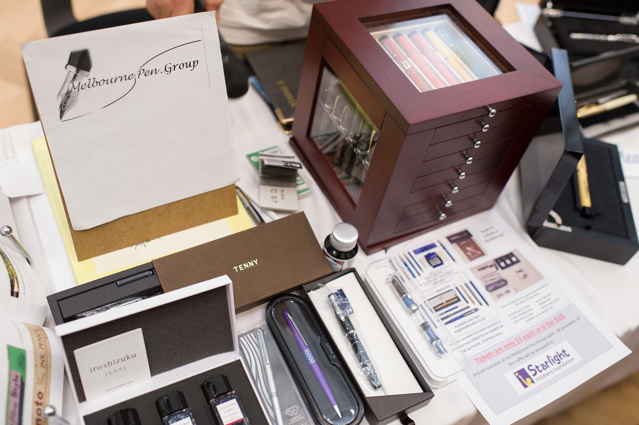 fountain pen tray and other accoutrement