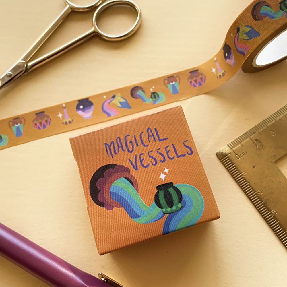 Magic Vessels themed washi tape
