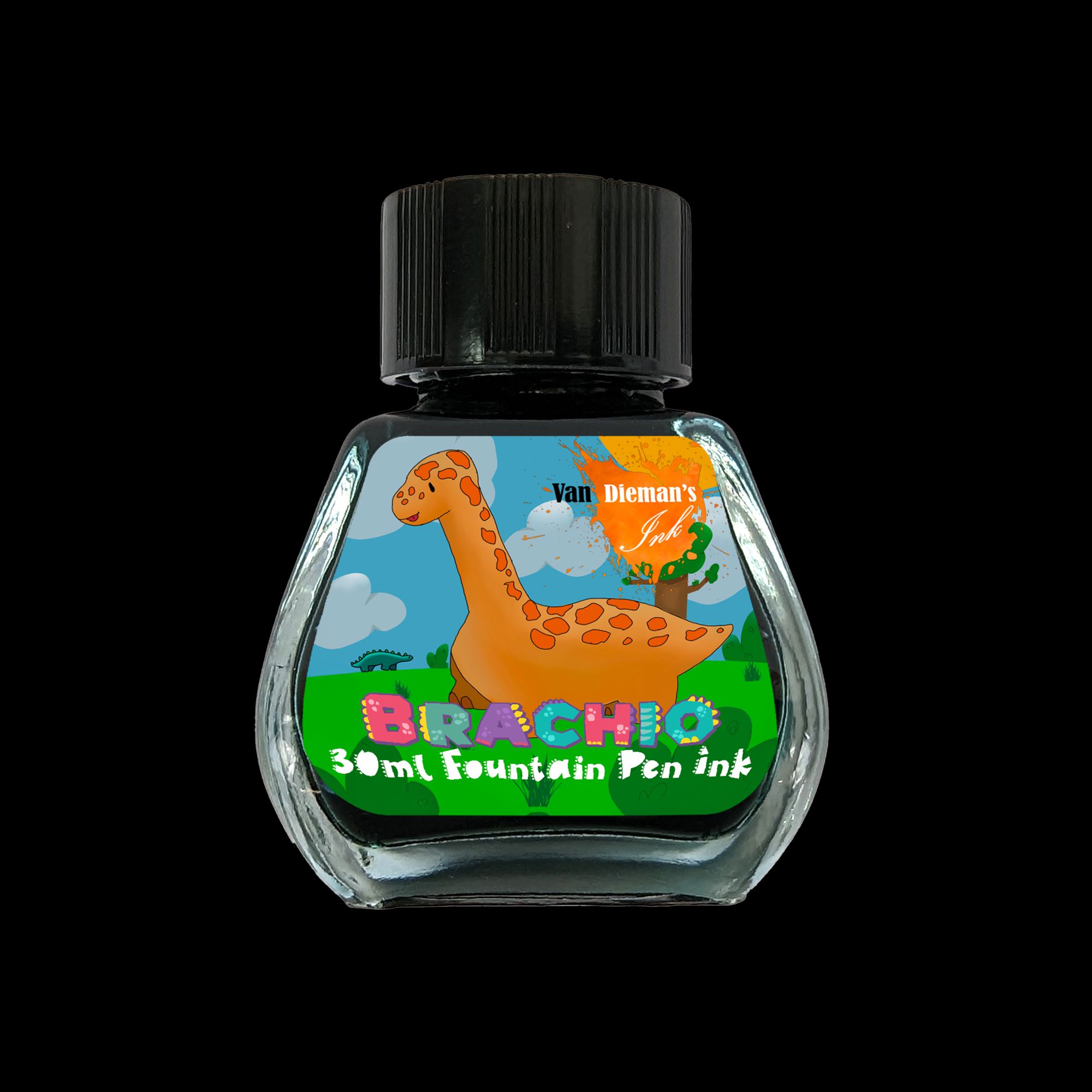 Store exclusive ink Brachio brachiosaurus dinosaur cartoon