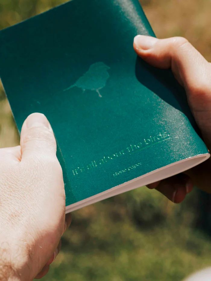 Back of field notebook