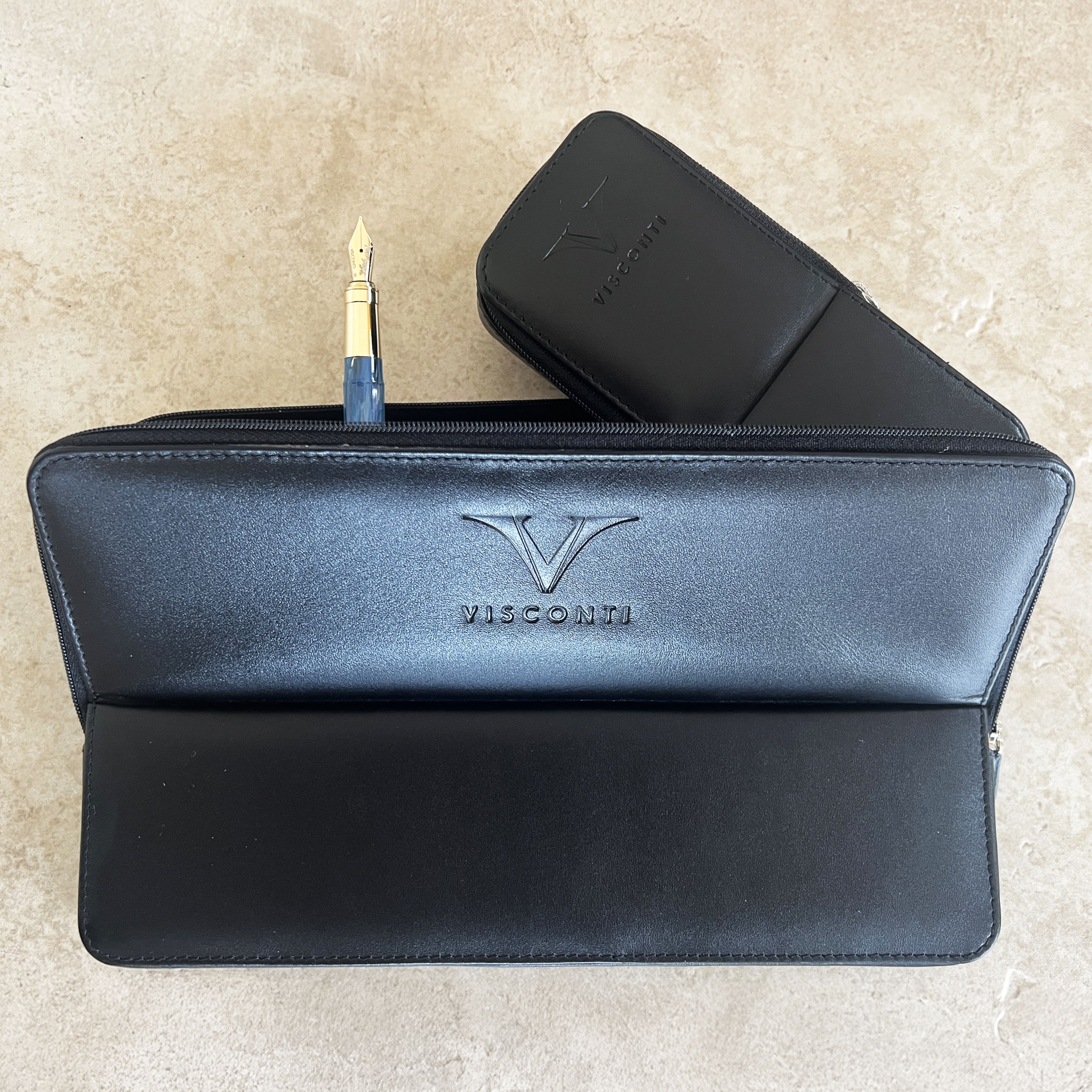 Black Visconti fountain pens