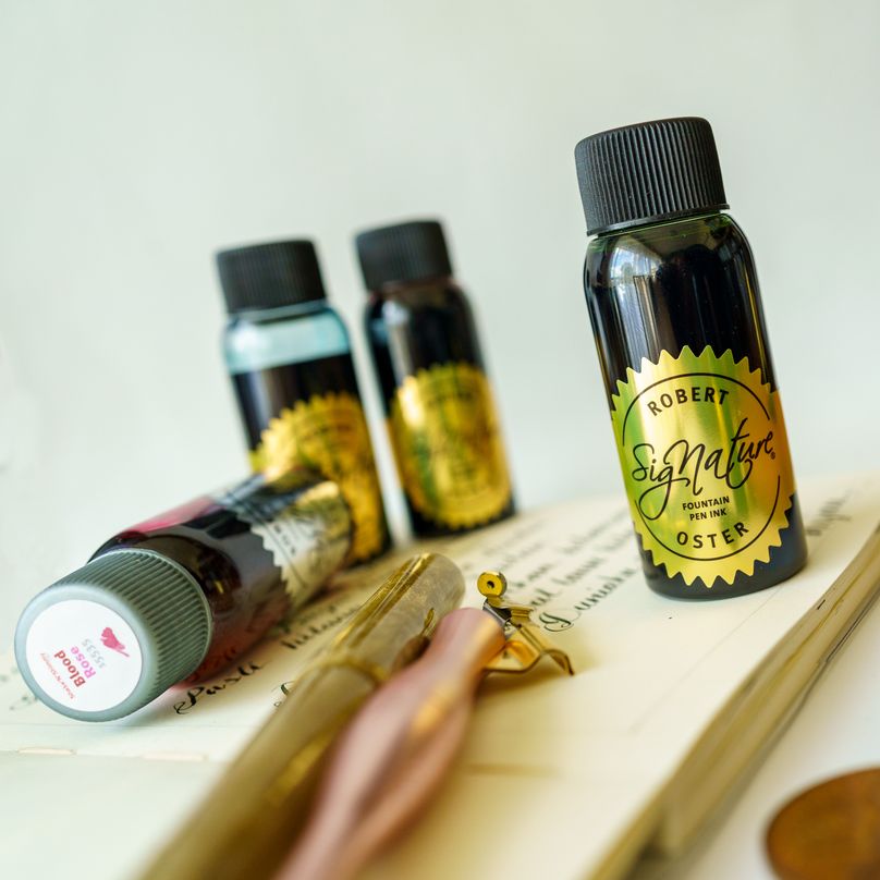 Robert Oster bottles of ink