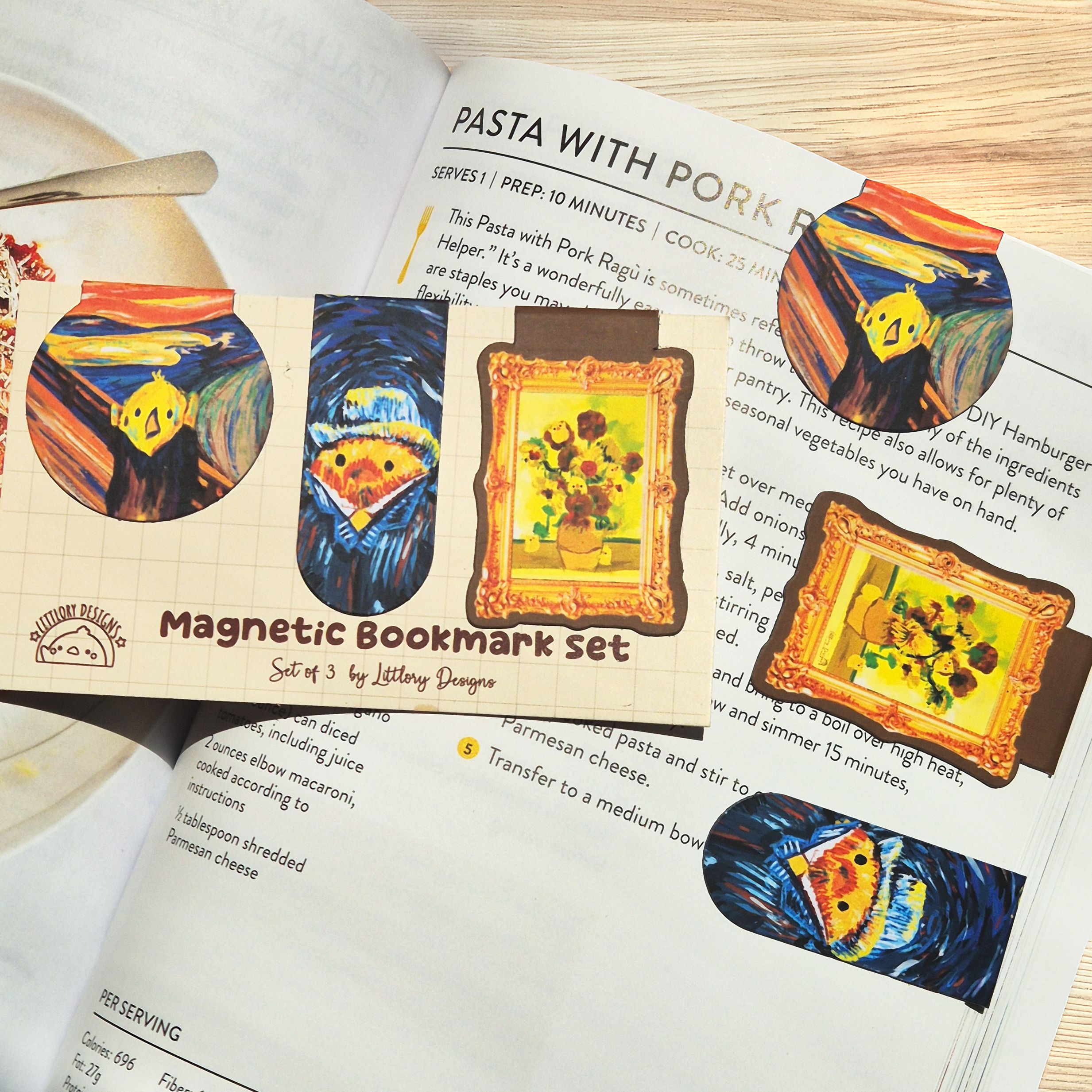 Melbourne and Pulu themed magnetic bookmarks