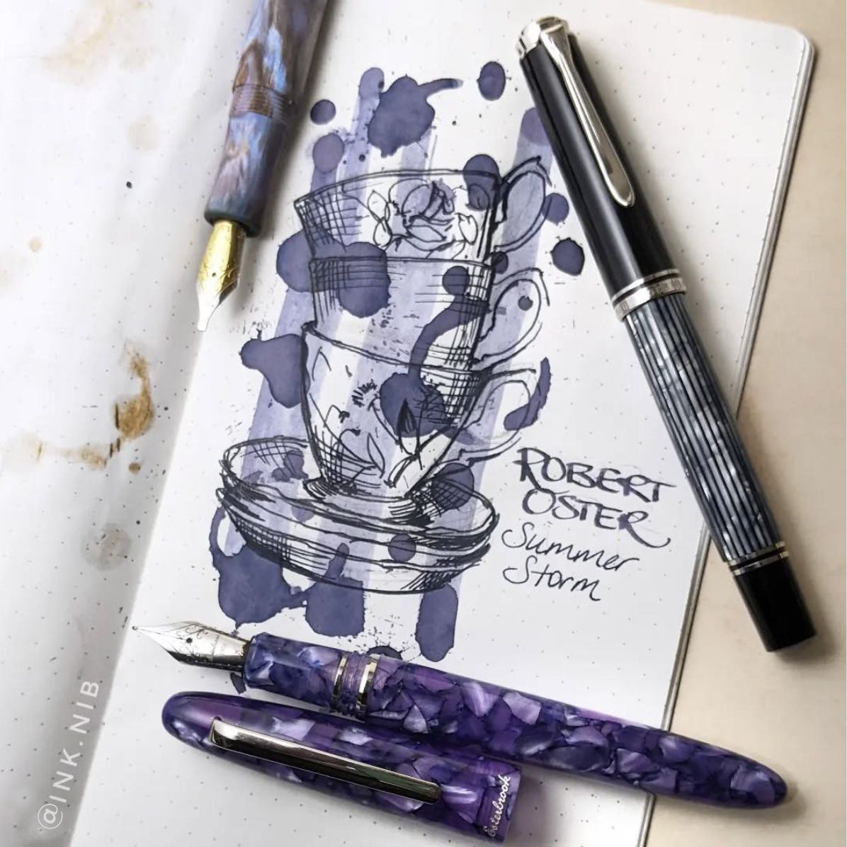 Artwork by Nicole Davenport using Summer Storm