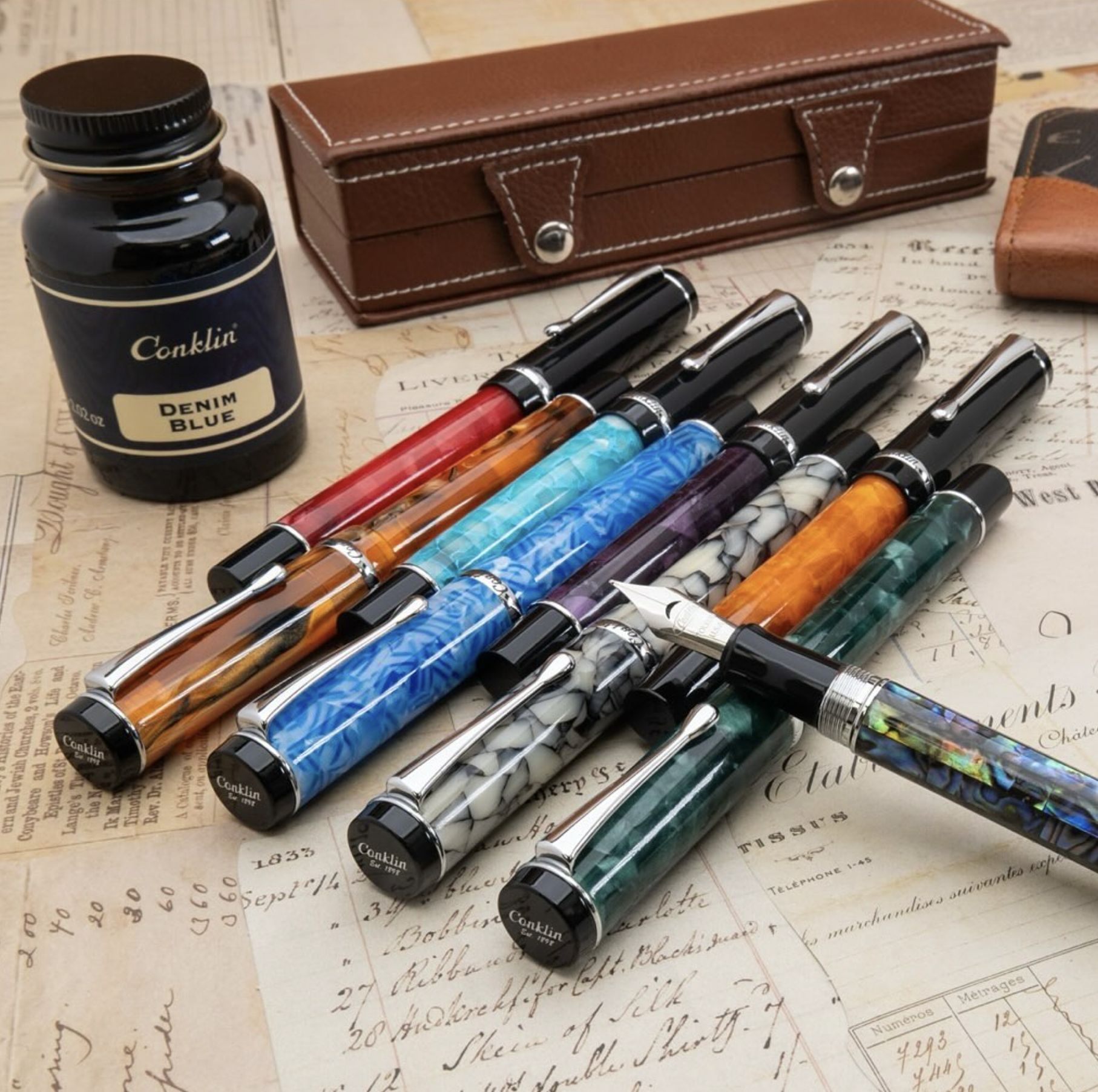 Conklin fountain pens and ink