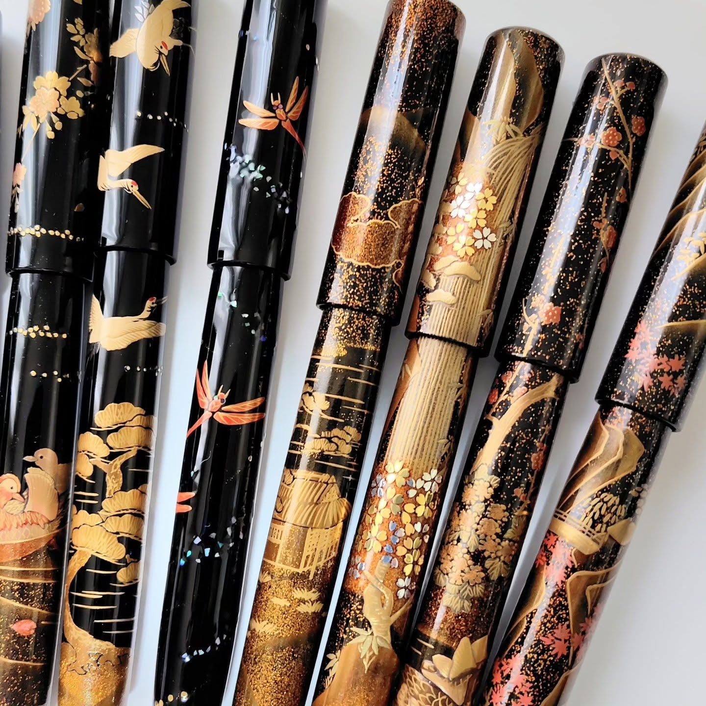 Maki-e fountain pens