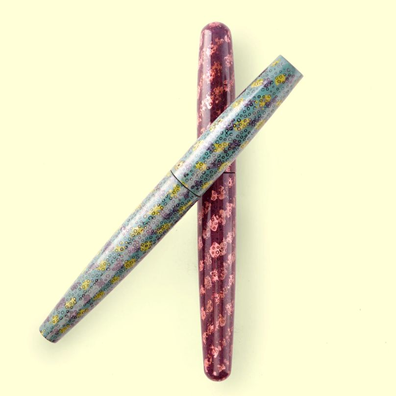 Tsugarunuri fountain pen Kawari-Nananko nuri