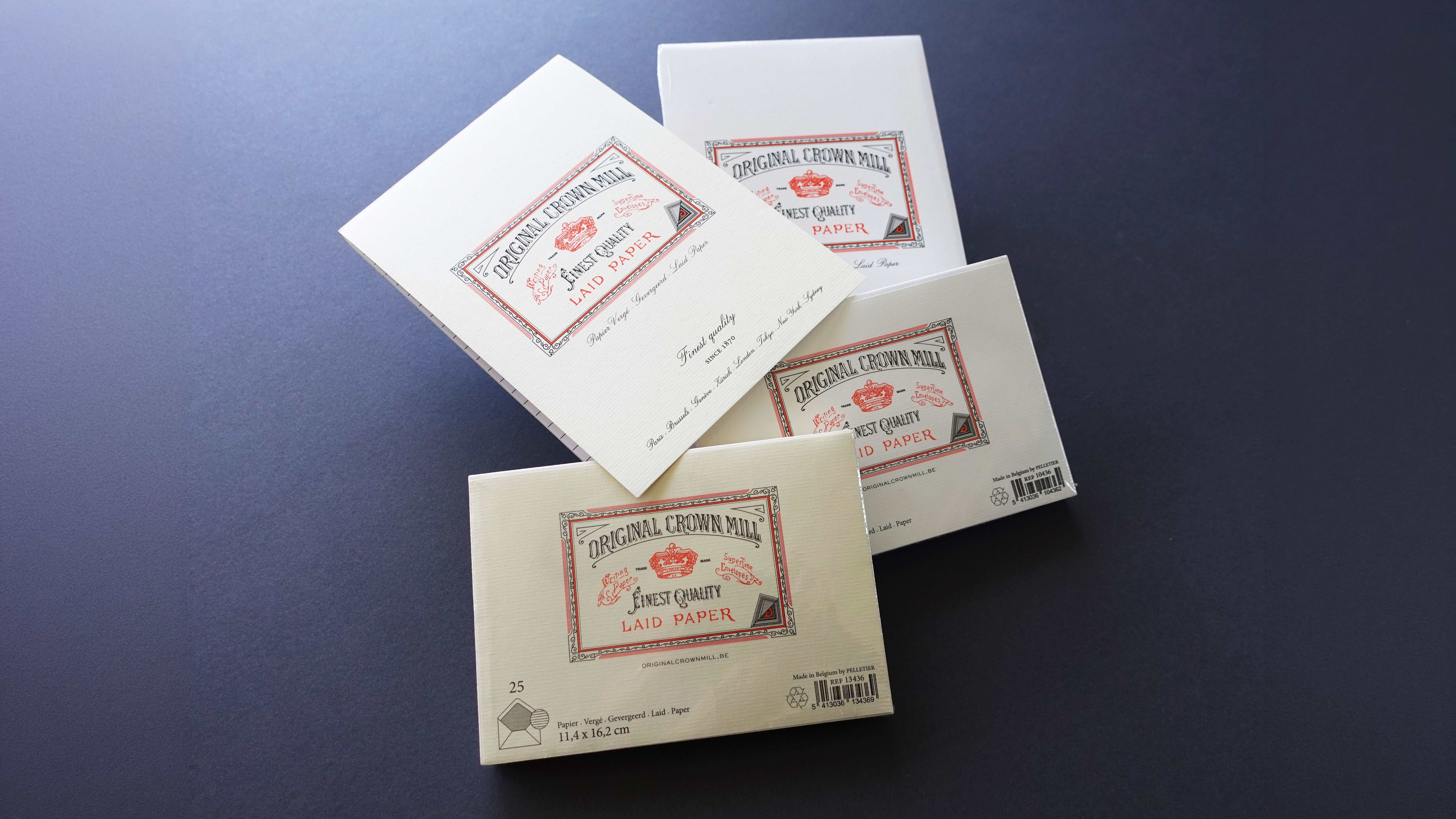 Finest Quality Laid Paper in A5 and A4 Writing Pads with matching lined Envelopes. in A4 and A5
