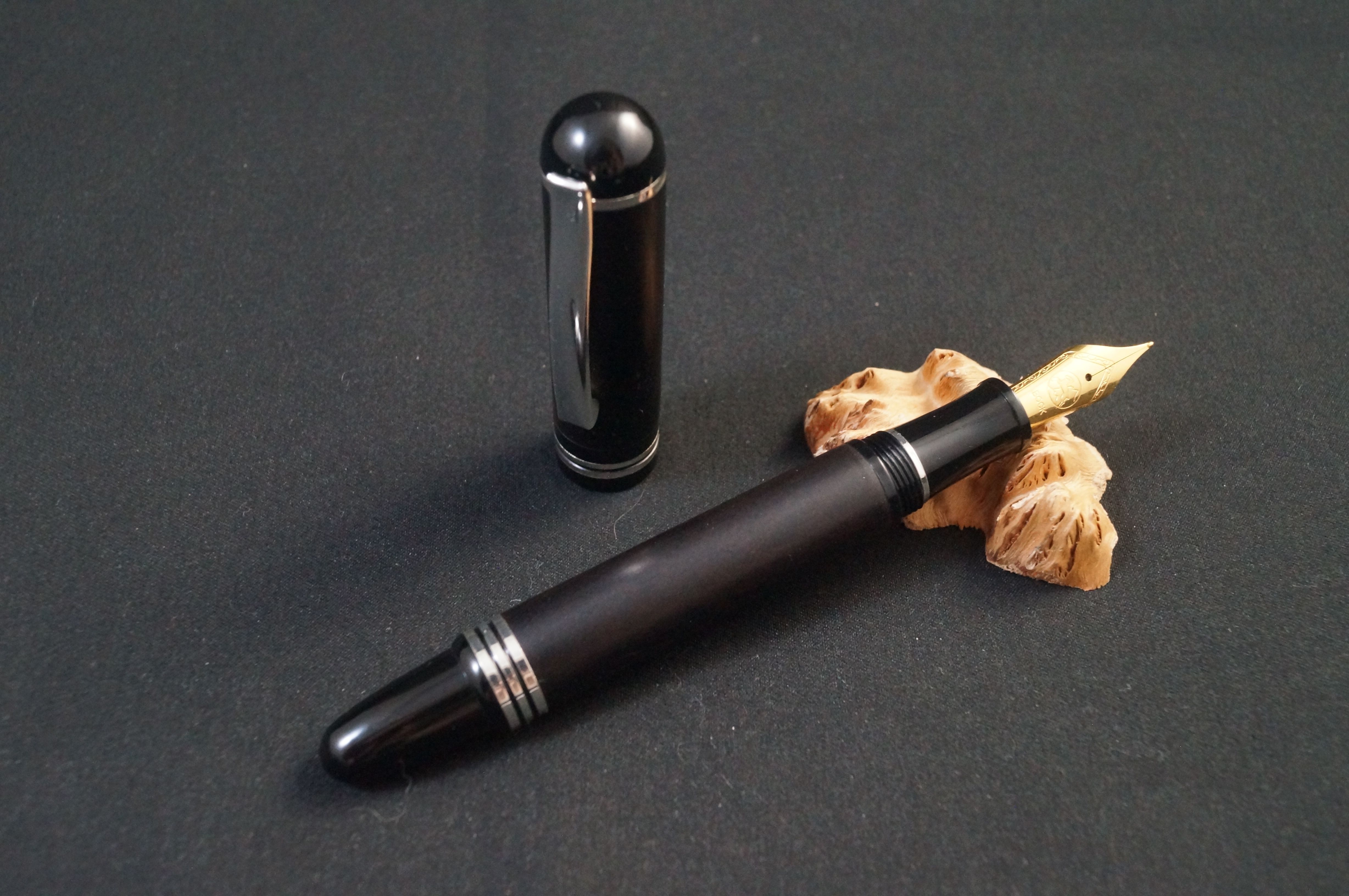 Black fountain pen