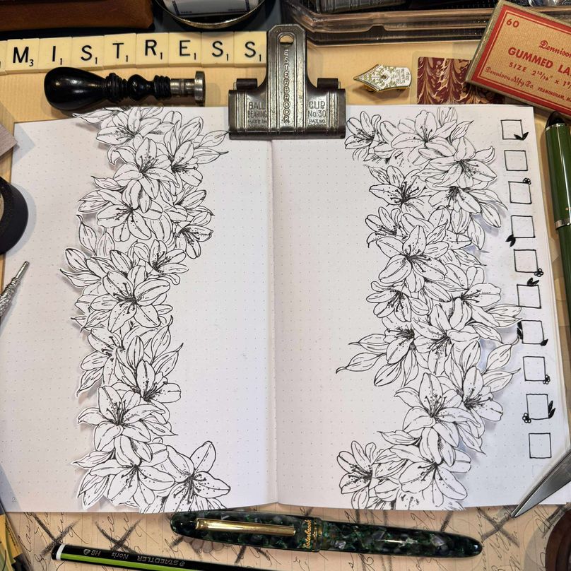 Desi's journal art