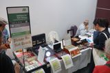 An exhibitor table